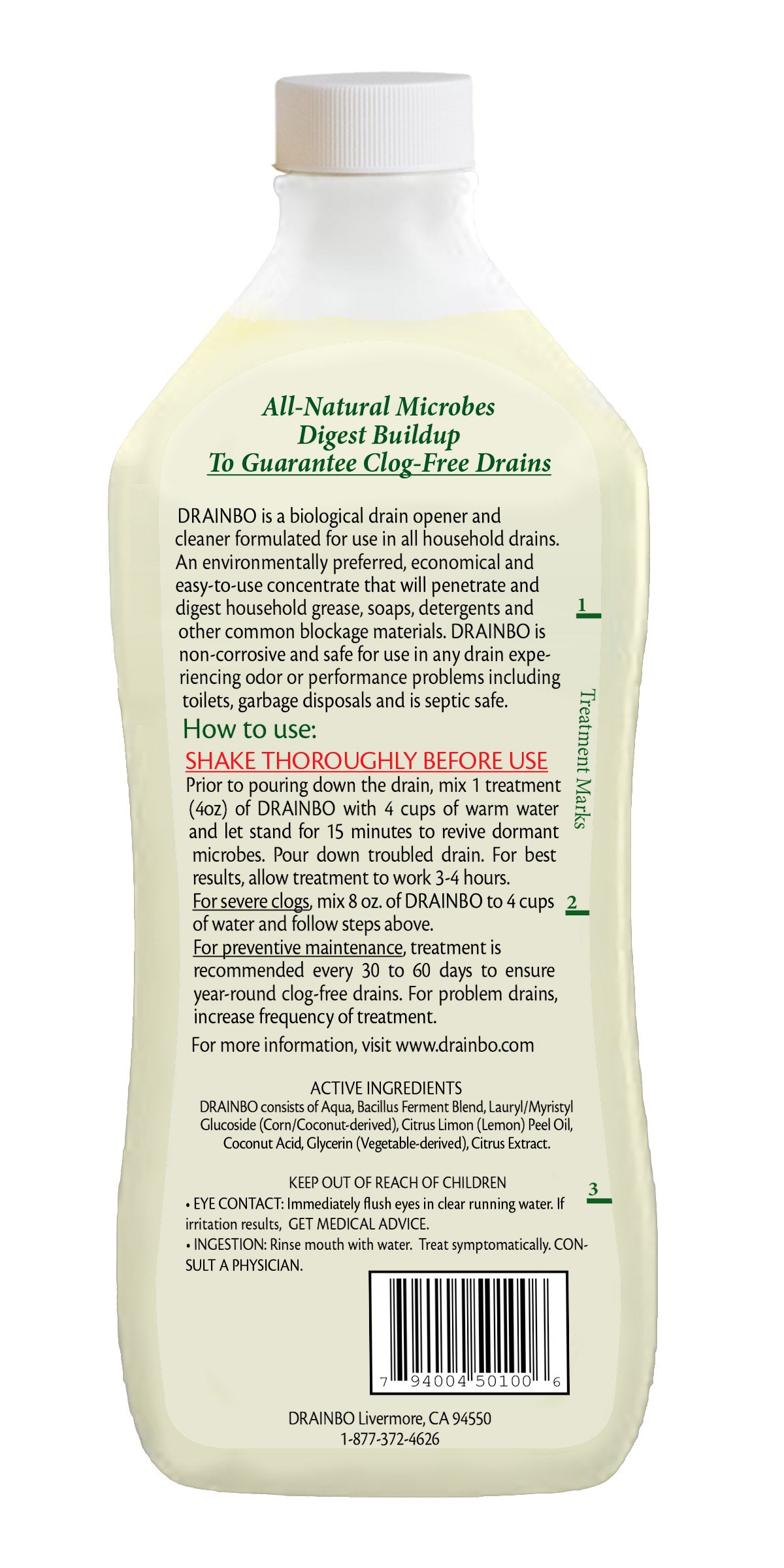Drainbo® Natural Drain Cleaner